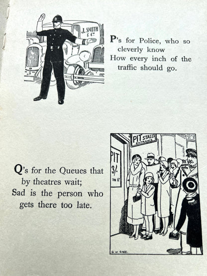 1936 BLACKIES "TODDLERS" Illustrated story book