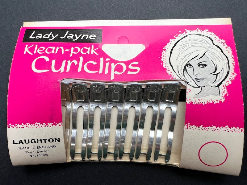 1960s Lady Jayne  CURL CLIPS