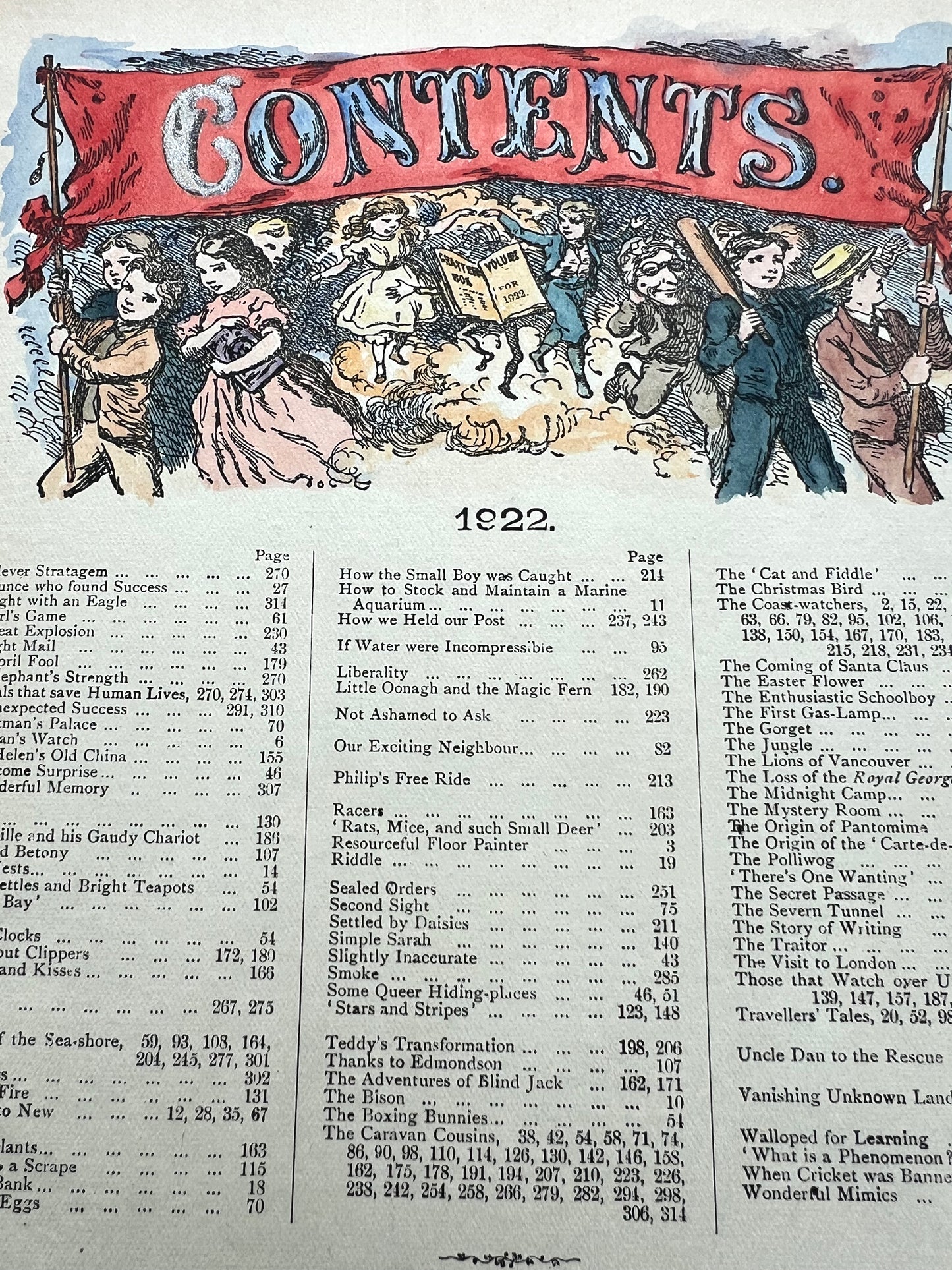 1922 CHATTERBOX Annual incl 52 Editions of The Magazine.