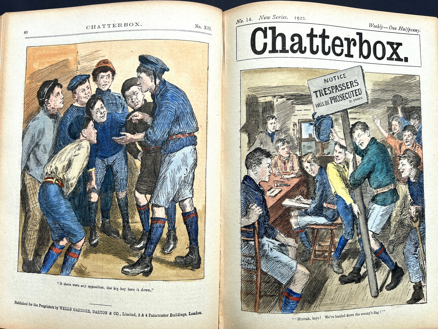 1922 CHATTERBOX Annual incl 52 Editions of The Magazine.