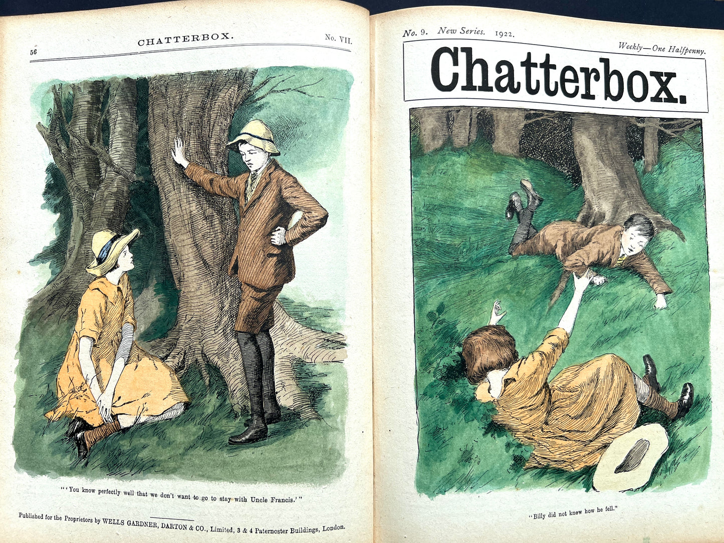 1922 CHATTERBOX Annual incl 52 Editions of The Magazine.