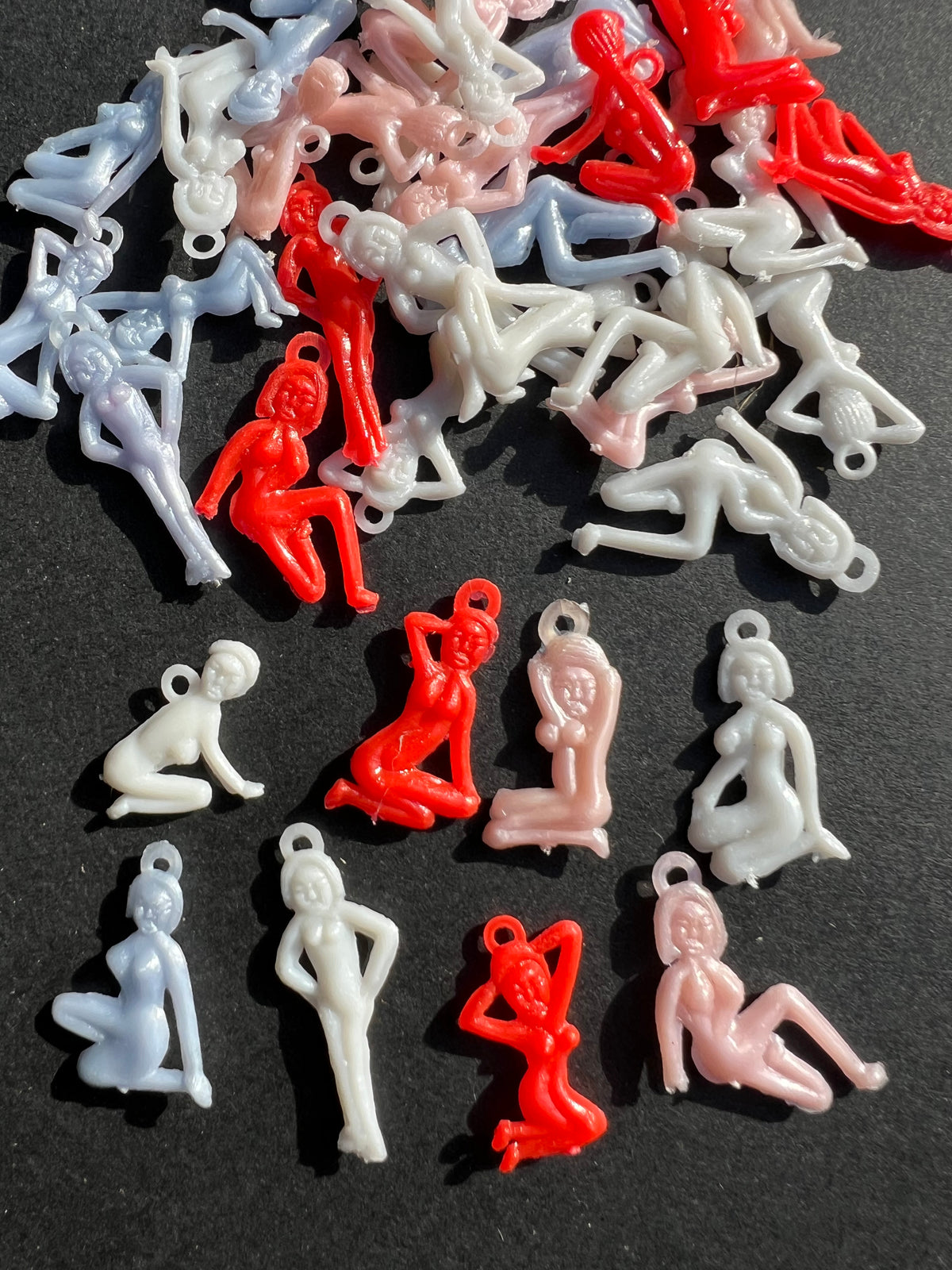 40 Risque Burlesque Vintage Naked Lady Charms