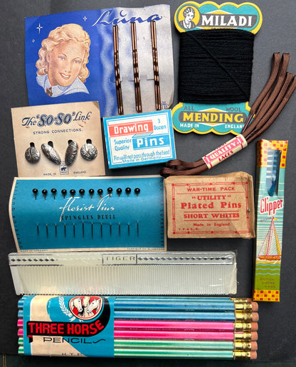 10 Pieces of Eclectic 1940s/50s Vintage