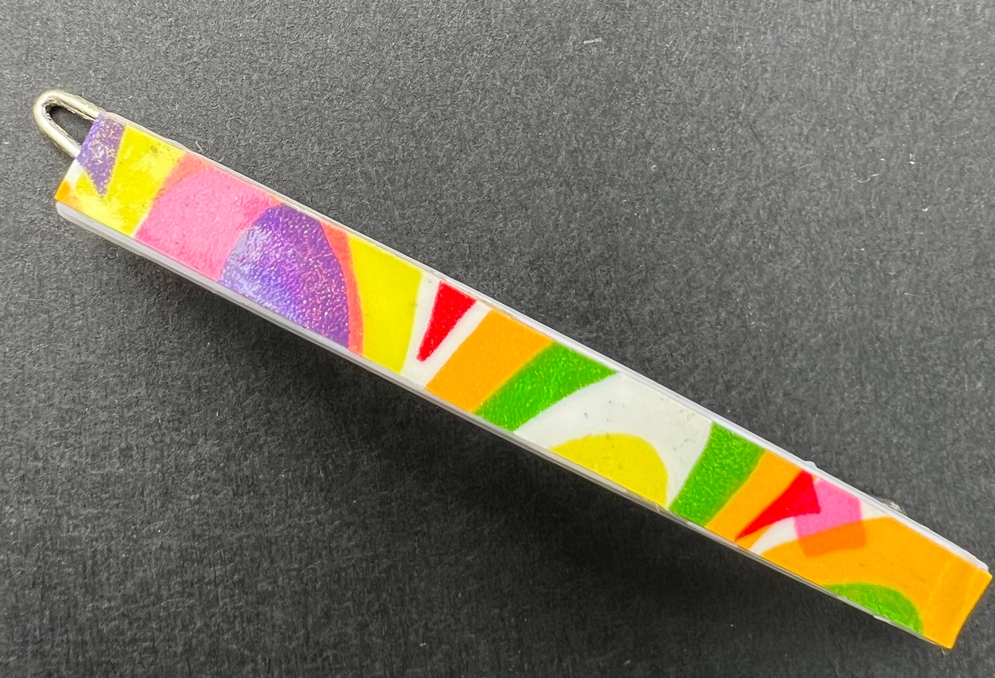 Psychedelic 1960s Thin Hair Clips