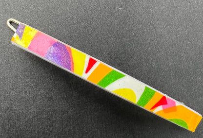 Psychedelic 1960s Thin Hair Clips