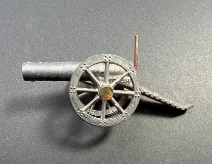 Unused 1890s Alfred Field & Co England 7cm long Lead Match or Cork Firing Cannon