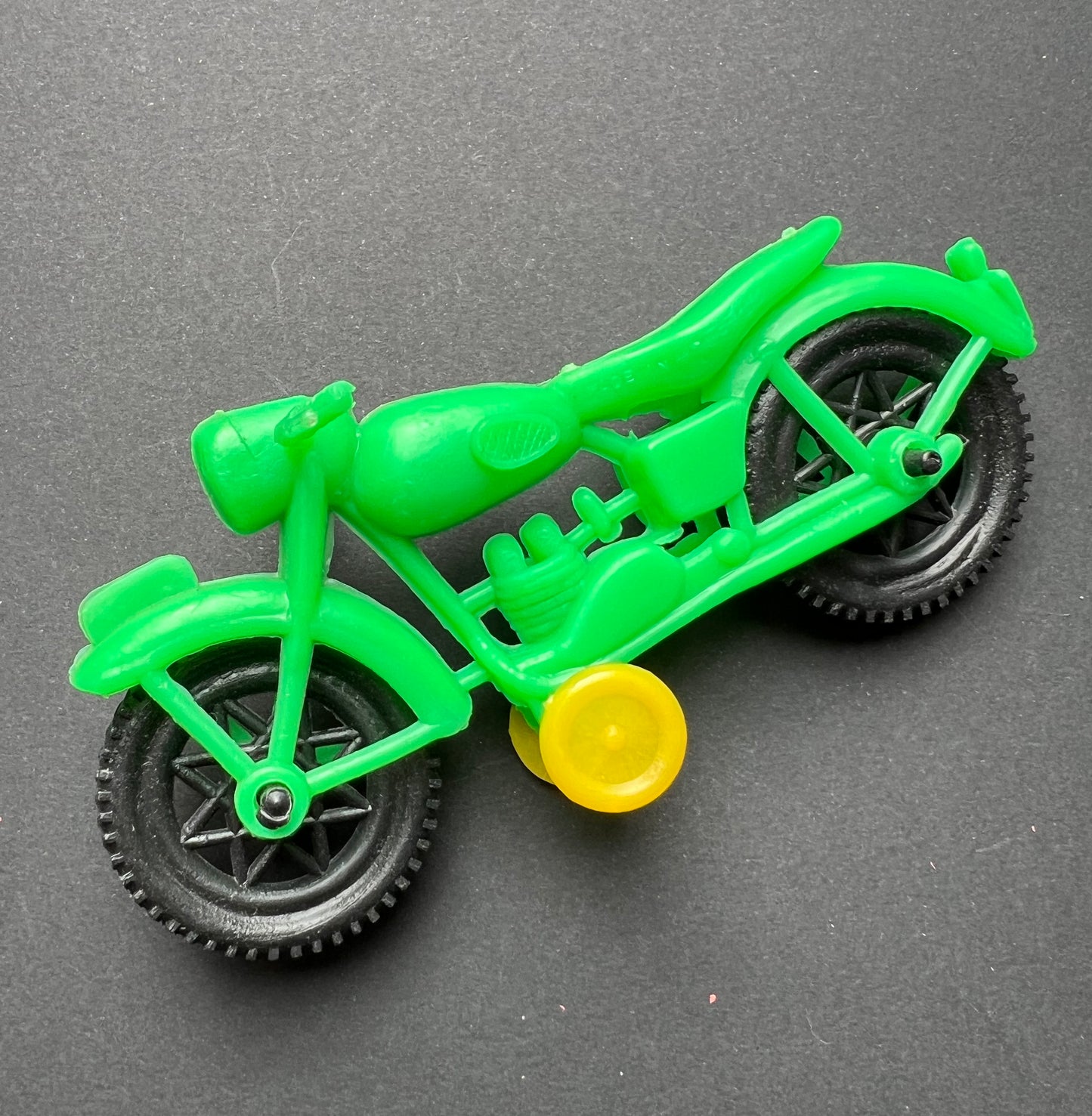 1980s Toy Motorbike 12cm Lovely Mover...With Stabilisers !