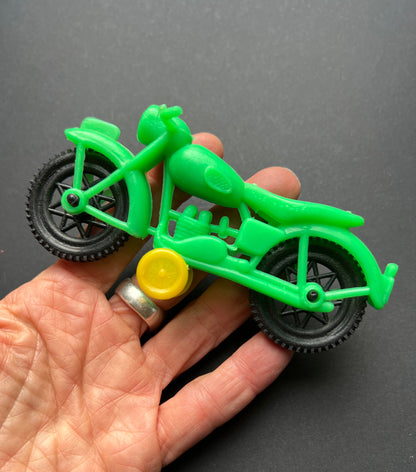 1980s Toy Motorbike 12cm Lovely Mover...With Stabilisers !