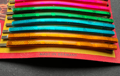 Glorious Burlesque Display Card of 1940s Hairpins Made in Germany