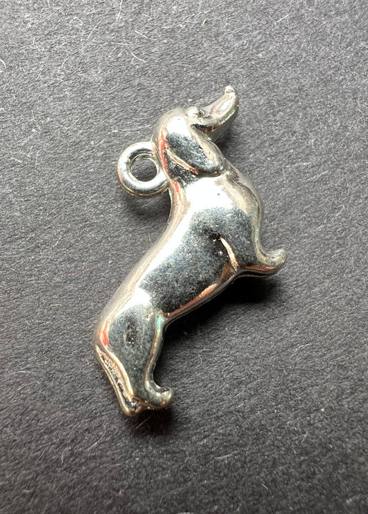 Proud Little Sausage Dog Dachshund  Charm / Pendant 2.2cm