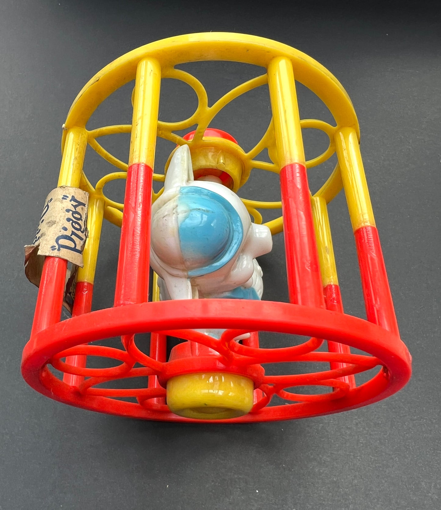Wonderful Vintage Rolling "PIGGY" Toddler Toy