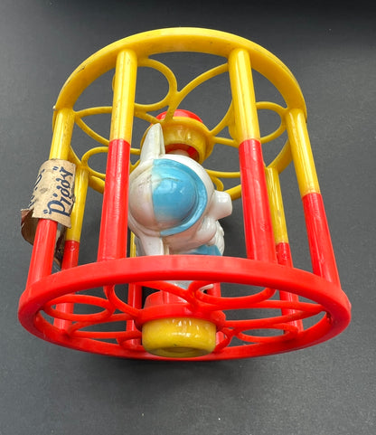 Wonderful Vintage Rolling "PIGGY" Toddler Toy