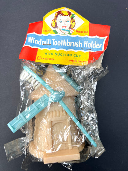 Clever 1950S COMBEX CREATION Windmill Toothbrush Holder