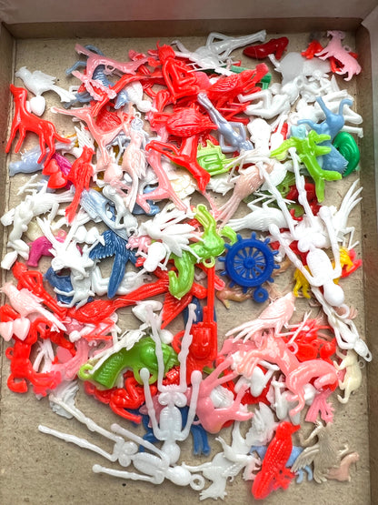 Box of Vintage Charms and Stampings - Some Flawed