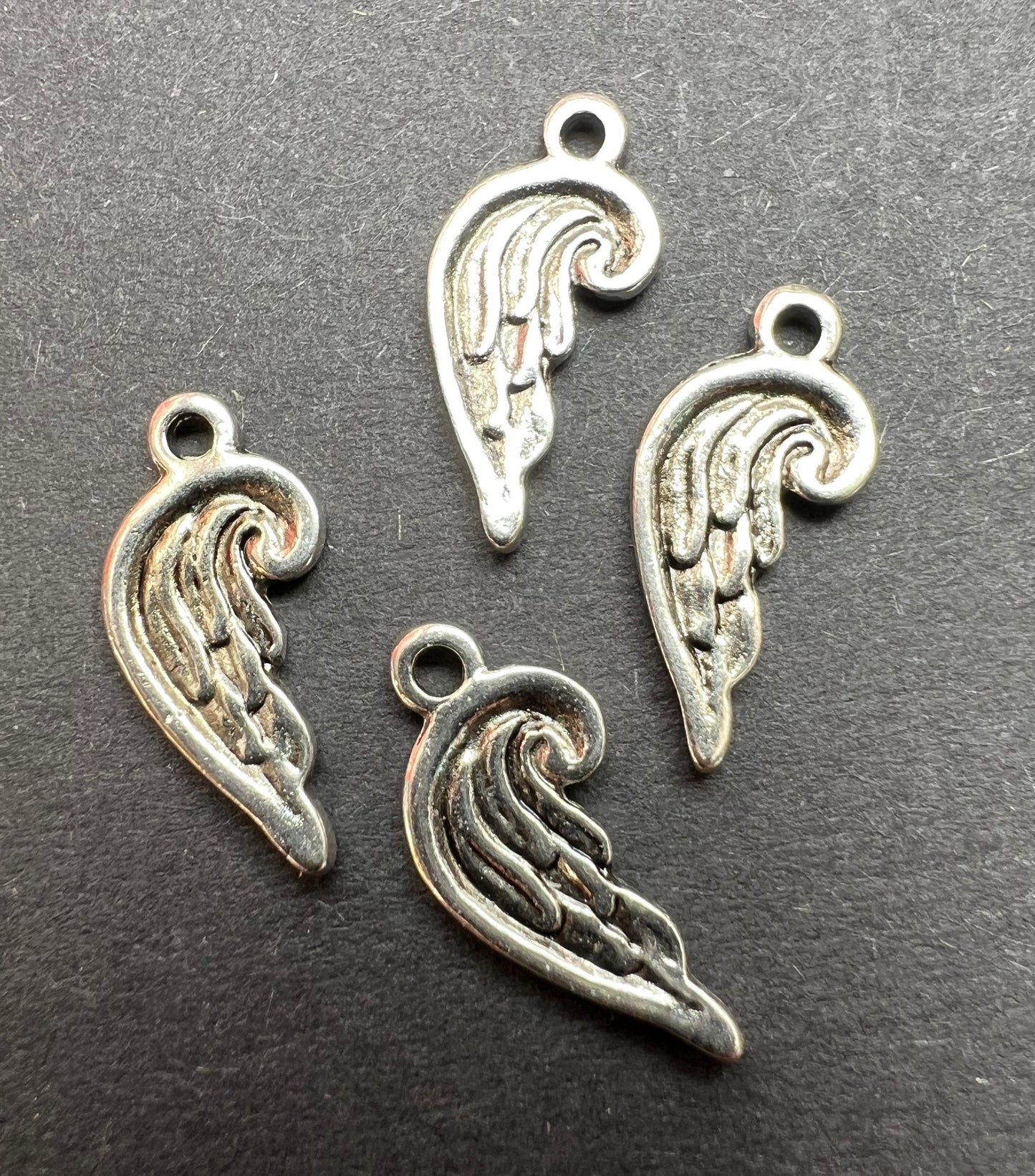 4 Angel Feather / Wing 1.5cm  Charms
