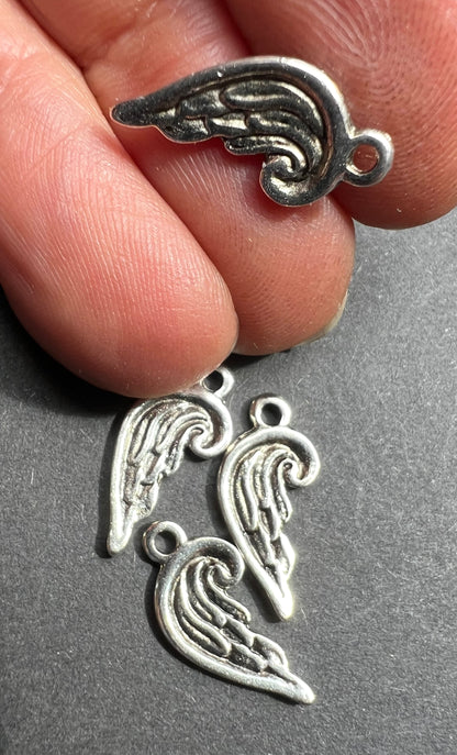 4 Angel Feather / Wing 1.5cm  Charms