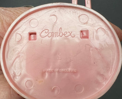 Delightful 1950S COMBEX CREATION Rabbit Artist Double Toothbrush Holders Made in England