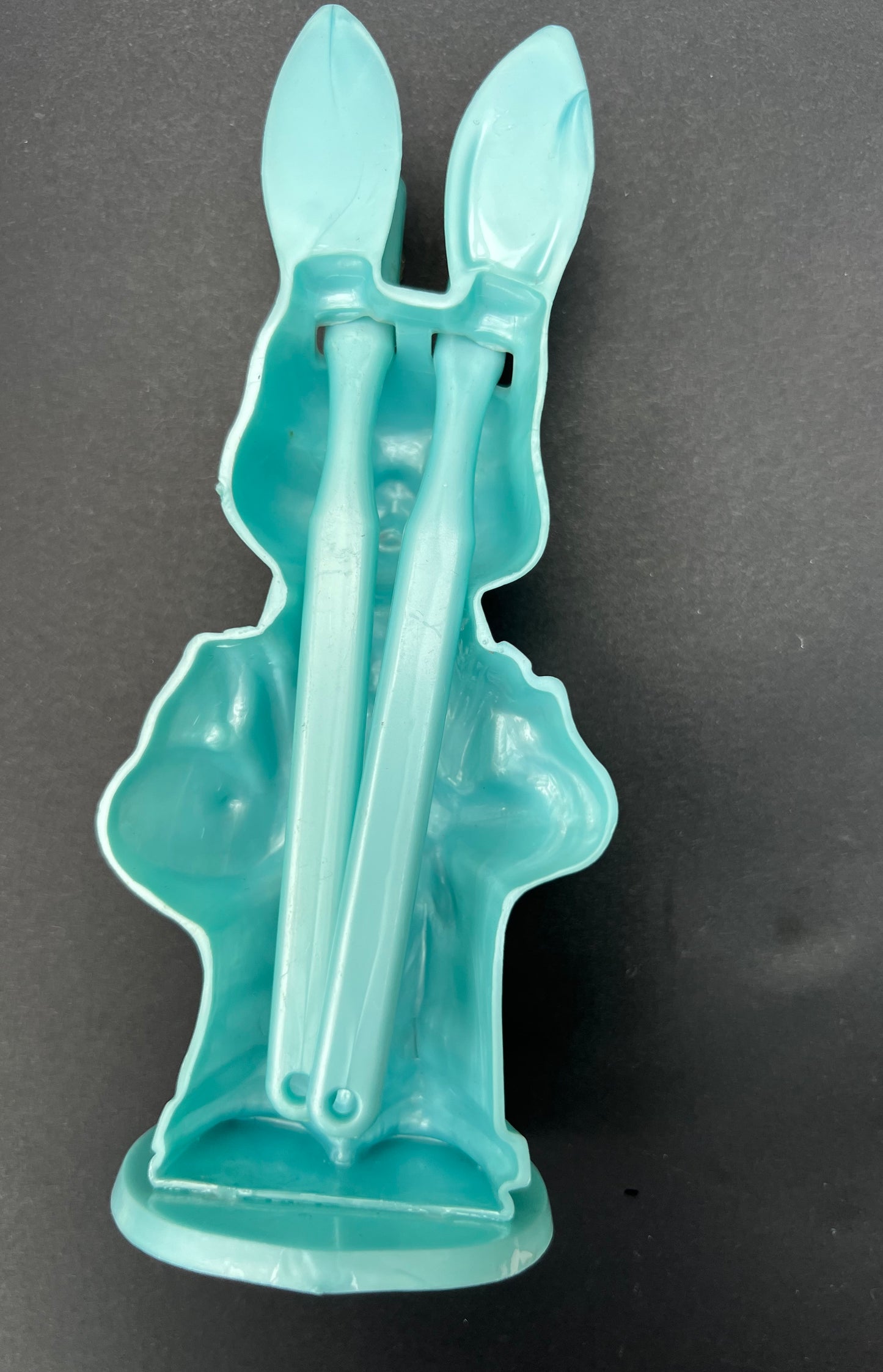 Delightful 1950S COMBEX CREATION Rabbit Artist Double Toothbrush Holders Made in England