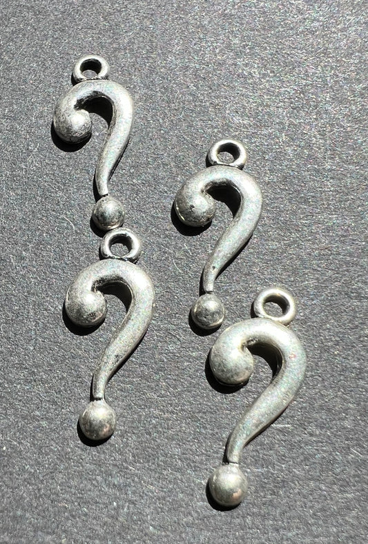 4 Question Mark Charms