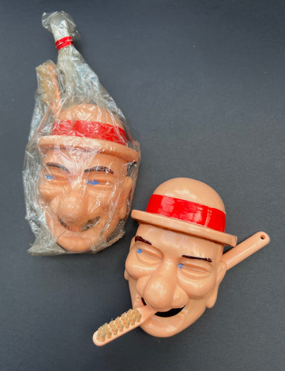 Gurning Face Vintage 1950s GANTOY Toothbrush Holder