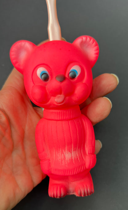 Friendly Vintage Teddy Bear Toothbrush Holders