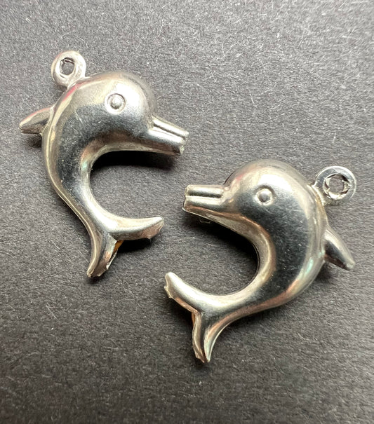 2 Little Dolphin Charms