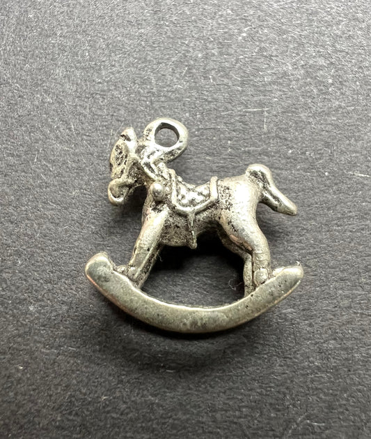Rocking Horse 3D  Charm / Pendant 1.5cm tall