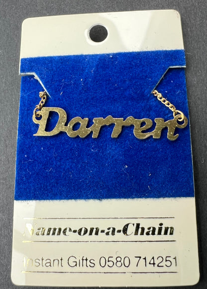 Profoundly 70s Name-on-a-Chain Necklace - 11 Lovely Mens Names