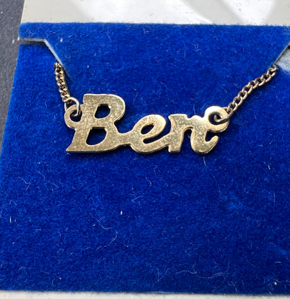 Profoundly 70s Name-on-a-Chain Necklace - 11 Lovely Mens Names