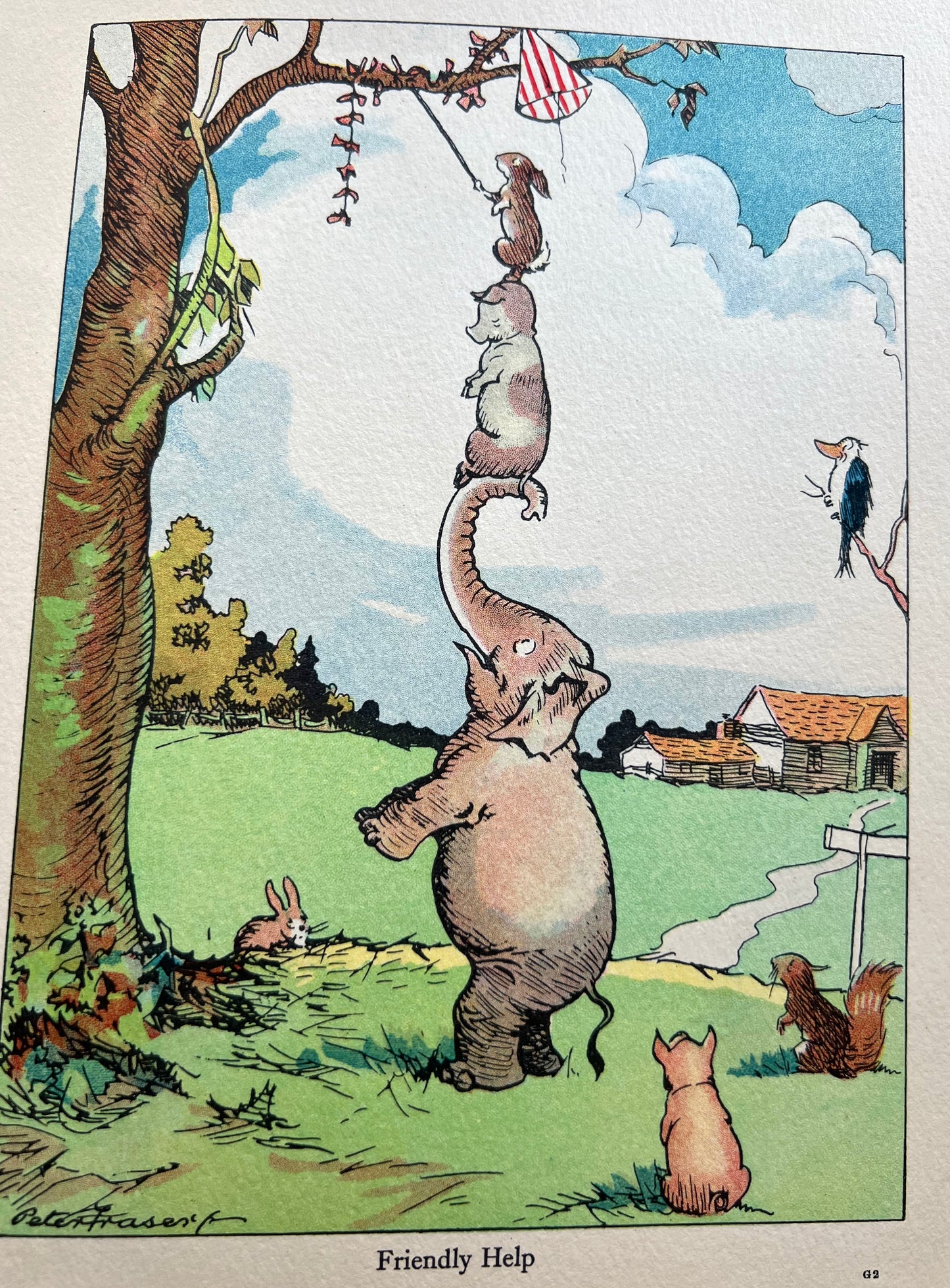 1936 BLACKIES "TODDLERS" Illustrated story book