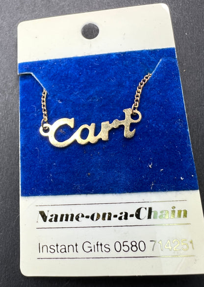 Profoundly 70s Name-on-a-Chain Necklace - 11 Lovely Mens Names