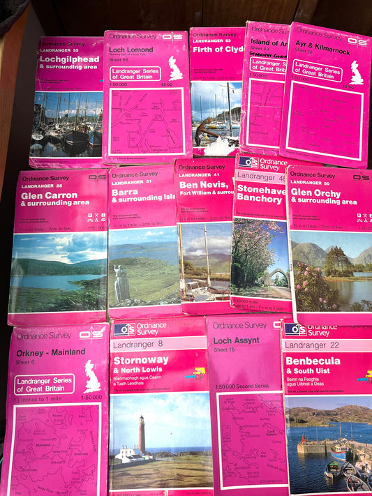 14 OS Maps of Scotland