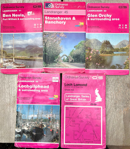 14 OS Maps of Scotland