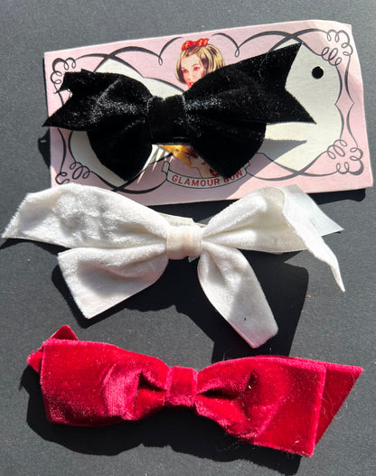 Job Lot of 7 Vintage Hair Bows
