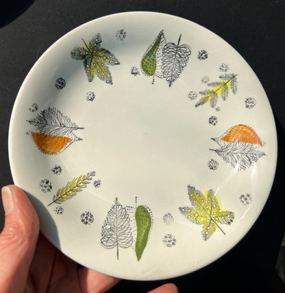 Mid Century BROADHURST  Kathy Winkle Palma Nova Design 2 Cups + Saucers and 3 Plates