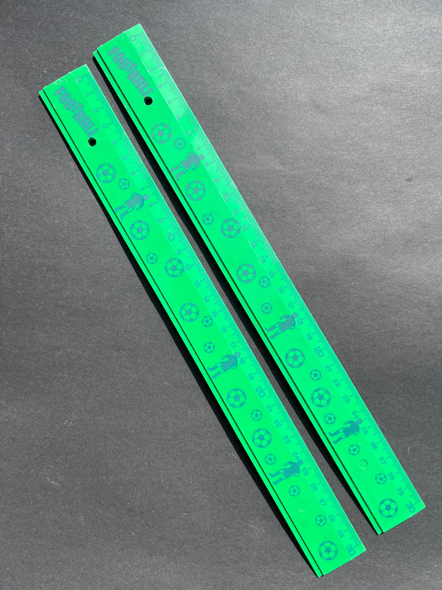 1980s FOOTBALL 30cm Ruler