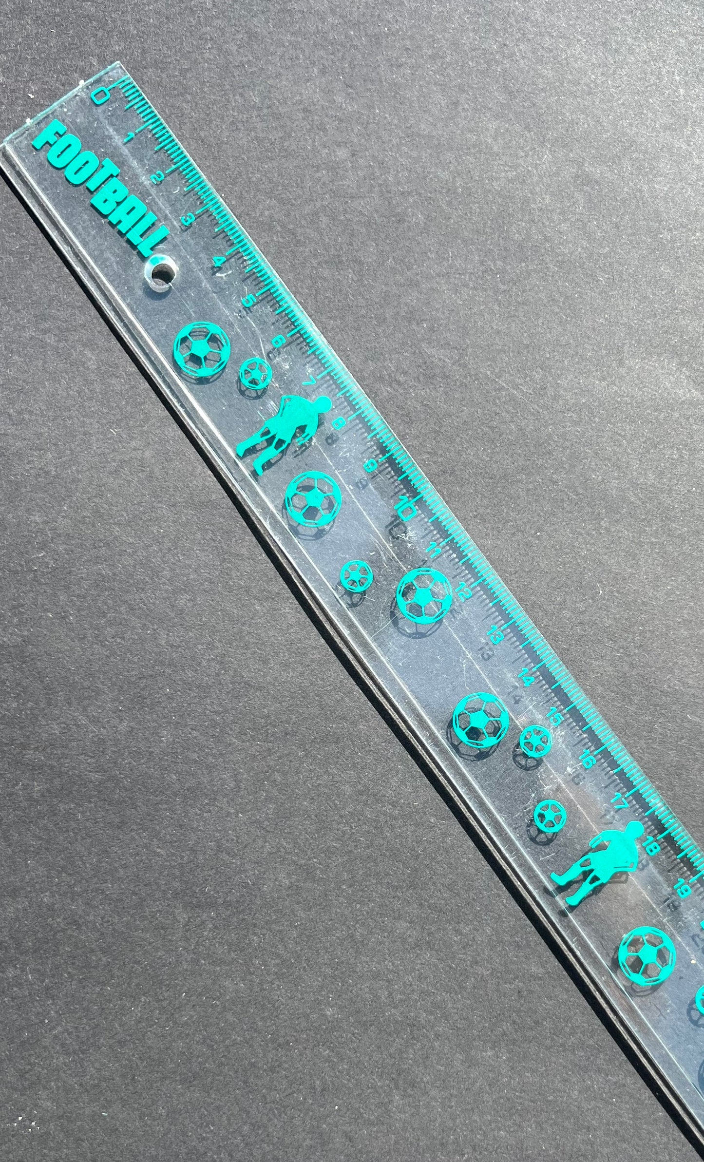 1980s FOOTBALL 30cm Ruler