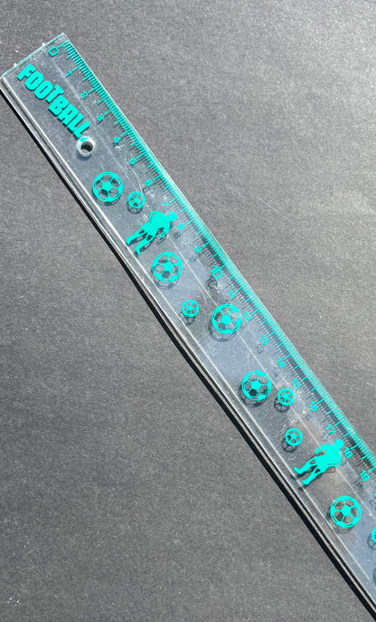1980s FOOTBALL 30cm Ruler