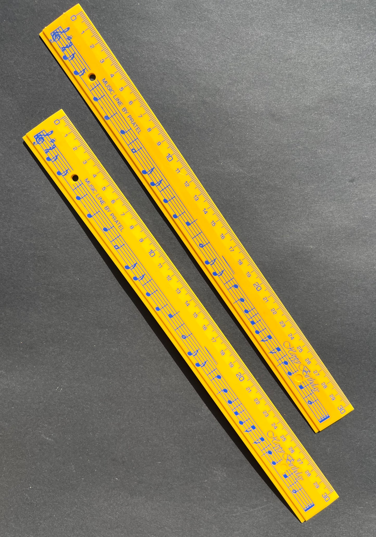 1980s Musical Happy Birthday 30cm Ruler