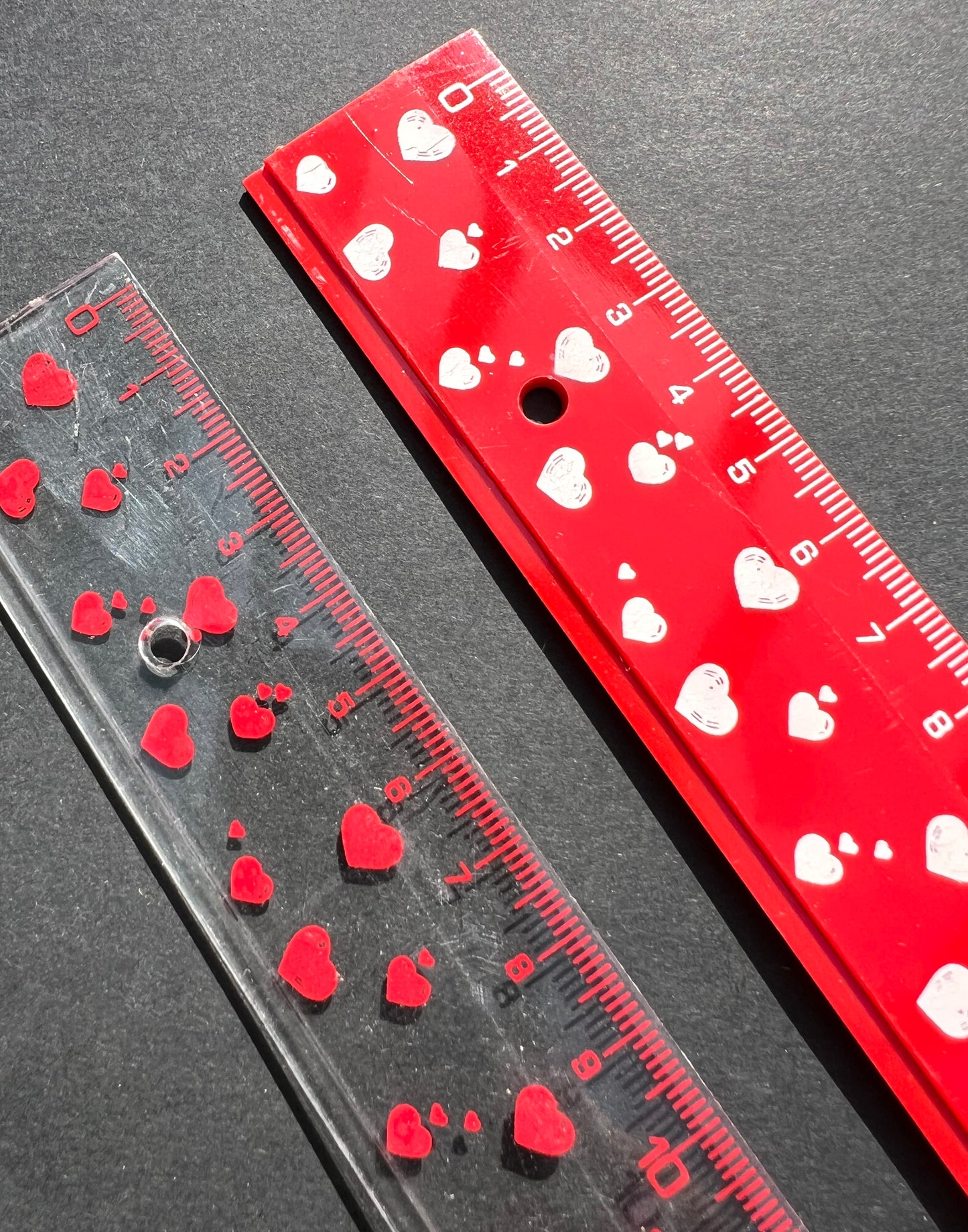 1980s Hearts 30cm Ruler