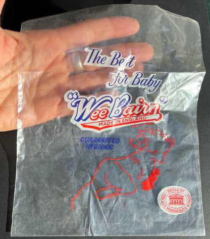 Vintage "Wee Bairn" Plastic Bags