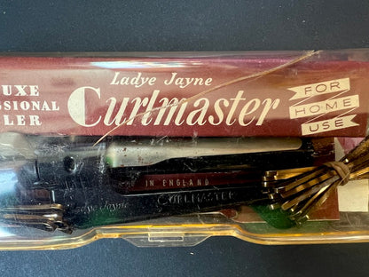 Unused 1940s Ladye Jayne Curlmaster for Home Use "DE LUXE PROFESSIONAL TYPE CURLER"