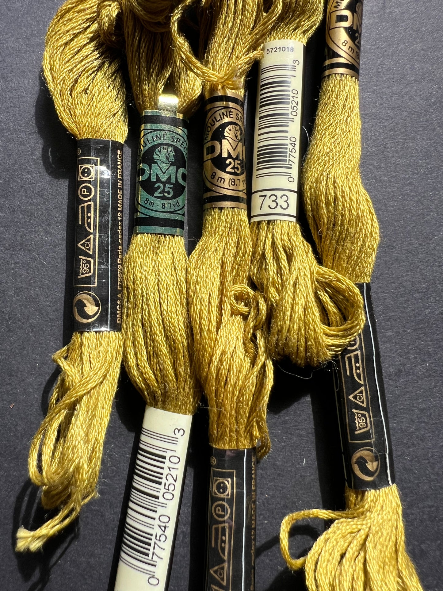8m of  DMC 100% Cotton Embroidery Thread - Choice of 7 Greens and Blues
