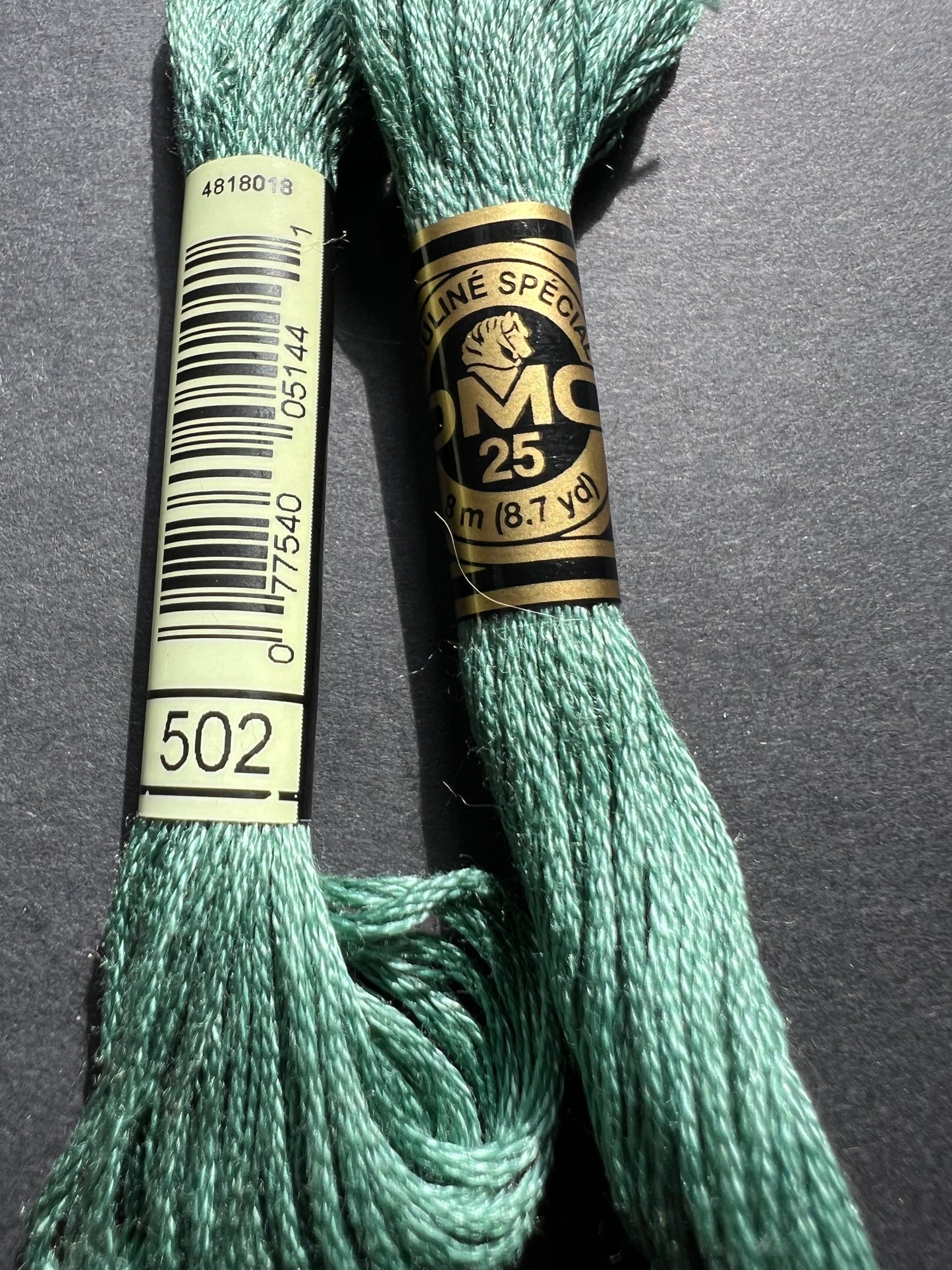 8m of  DMC 100% Cotton Embroidery Thread - Choice of 7 Greens and Blues