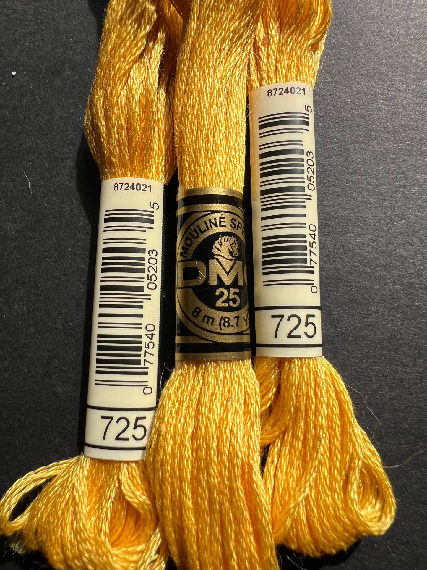 8m of DMC 100% Cotton Embroidery Thread - Choice of 8 Pinks & Oranges