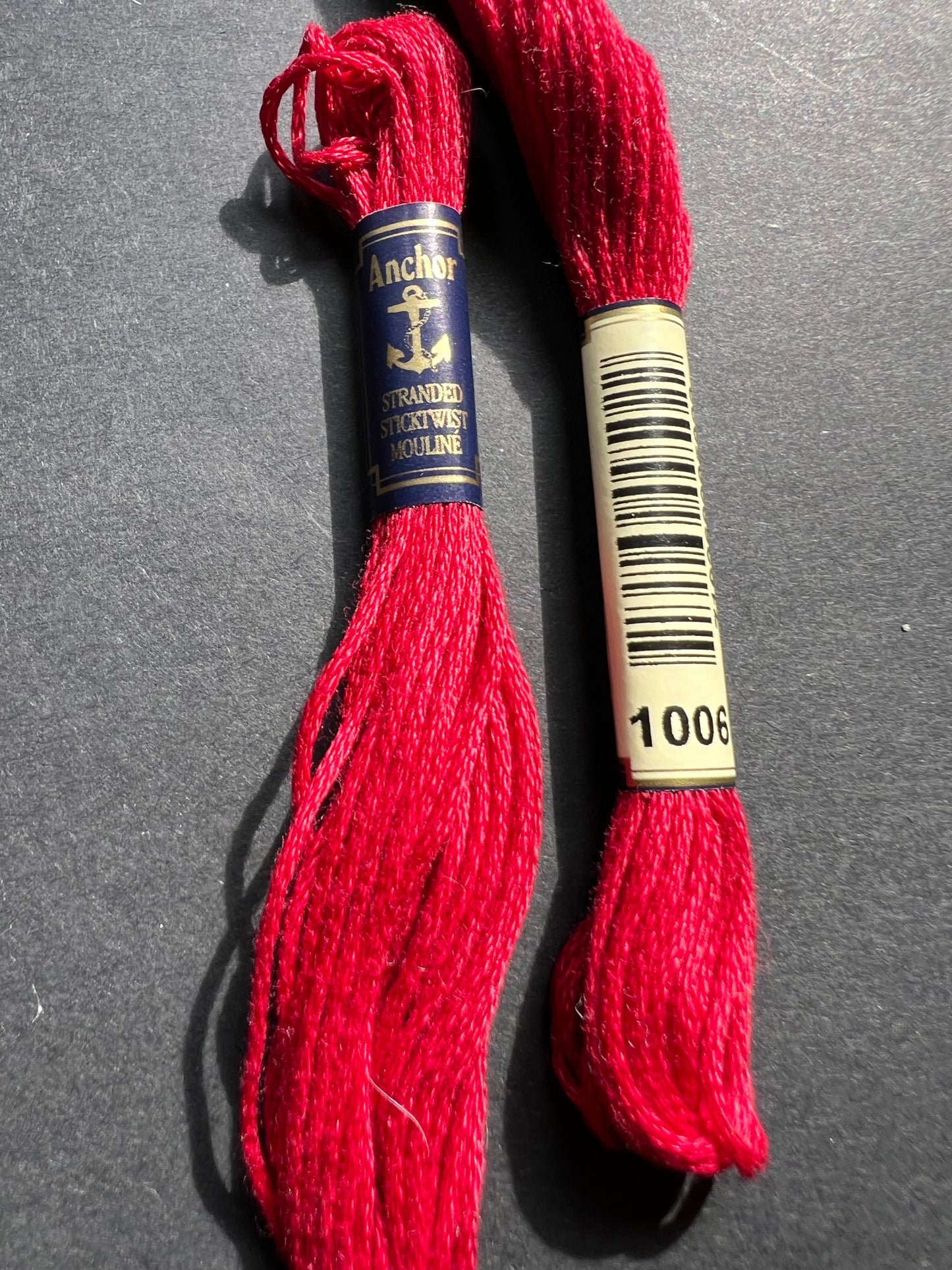 8m of ANCHOR 100% Cotton Embroidery Thread - Choice of 7 Pinks & Reds
