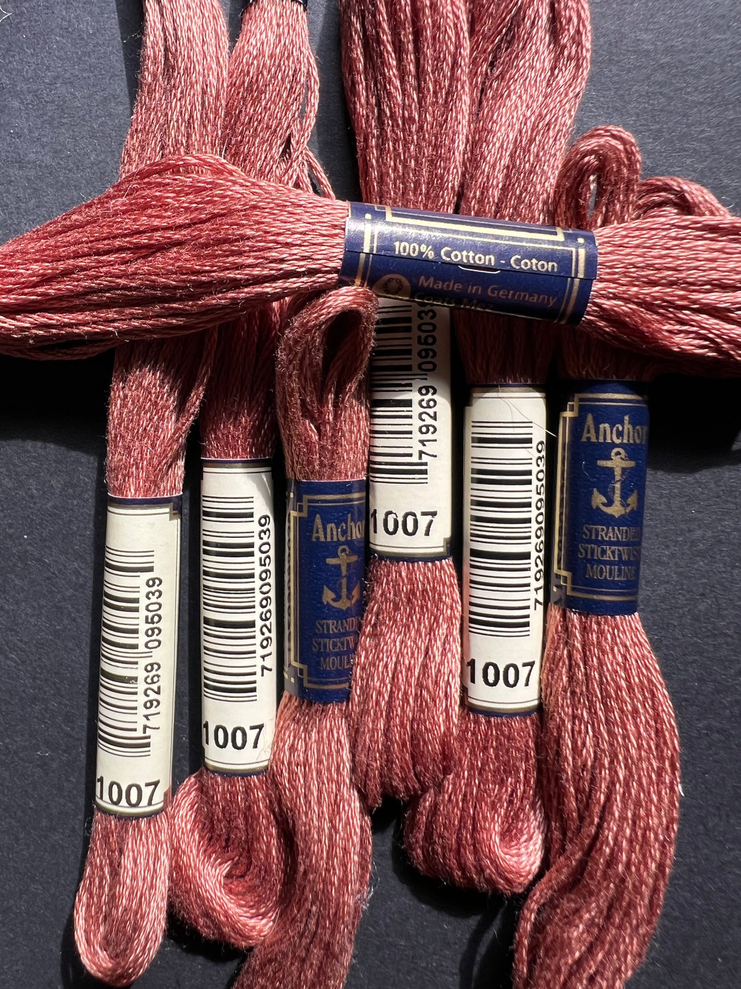 8m of ANCHOR 100% Cotton Embroidery Thread - Choice of 6 Autumnal Colours