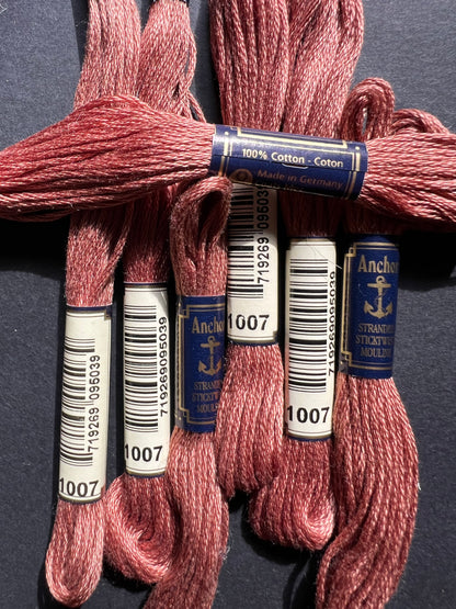 8m of ANCHOR 100% Cotton Embroidery Thread - Choice of 6 Autumnal Colours