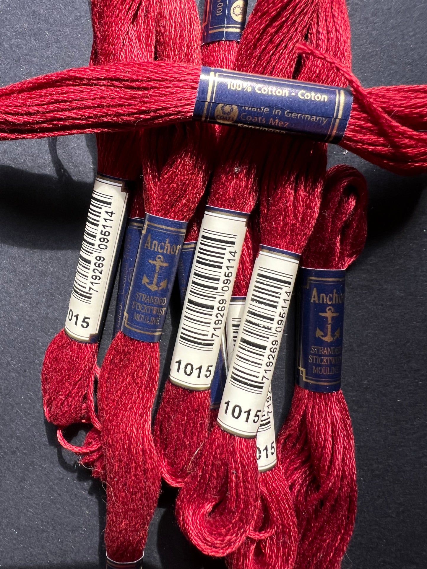8m of ANCHOR 100% Cotton Embroidery Thread - Choice of 6 Autumnal Colours