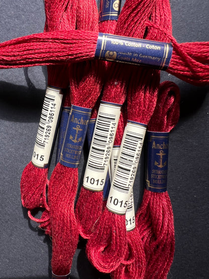 8m of ANCHOR 100% Cotton Embroidery Thread - Choice of 6 Autumnal Colours